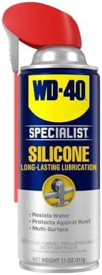 WD-40 Specialist Silicone Lubricant with SMART STRAW SPRAYS 2 WAYS, 11 OZ
