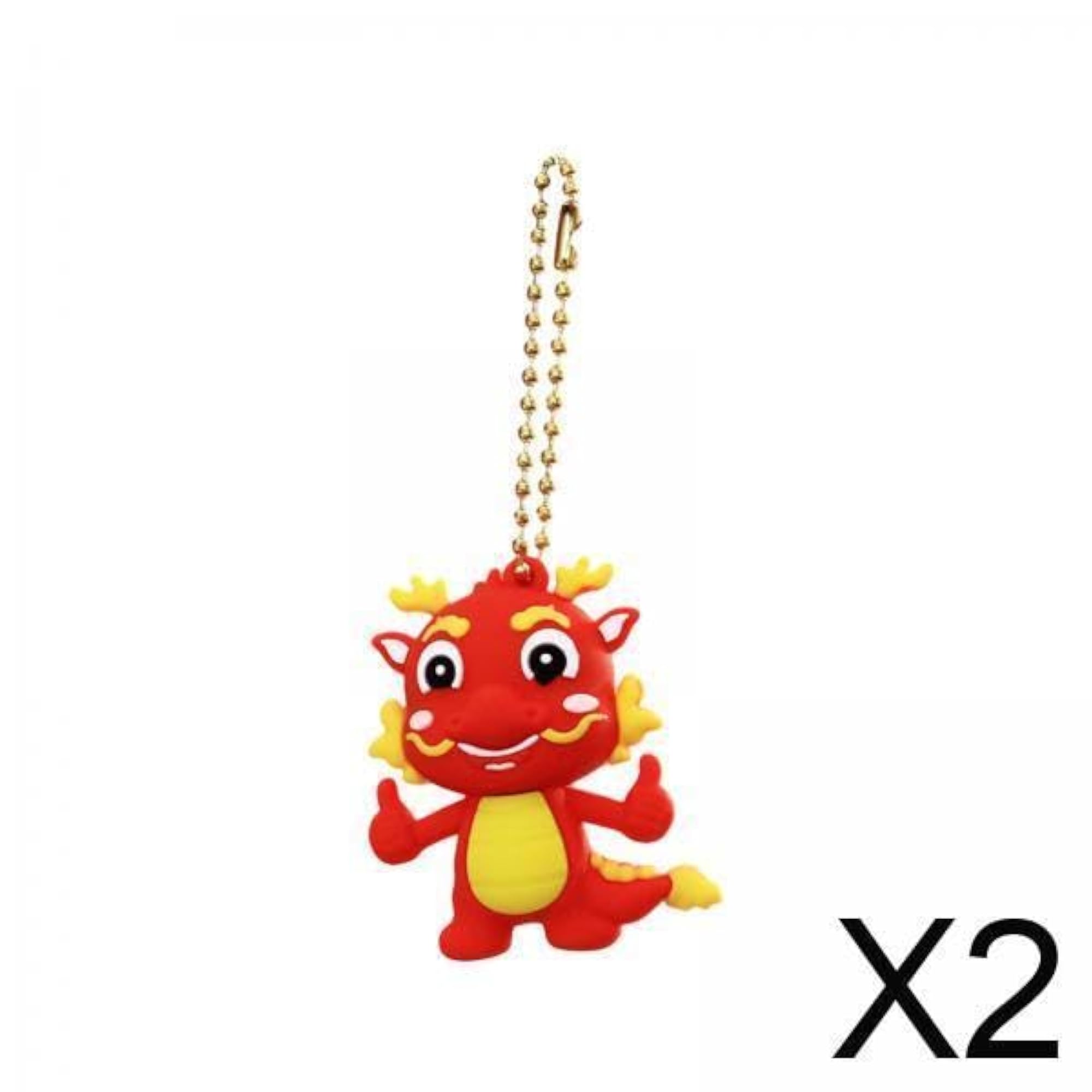2x New Year Dragon Pendant for Celebration & Home Decor