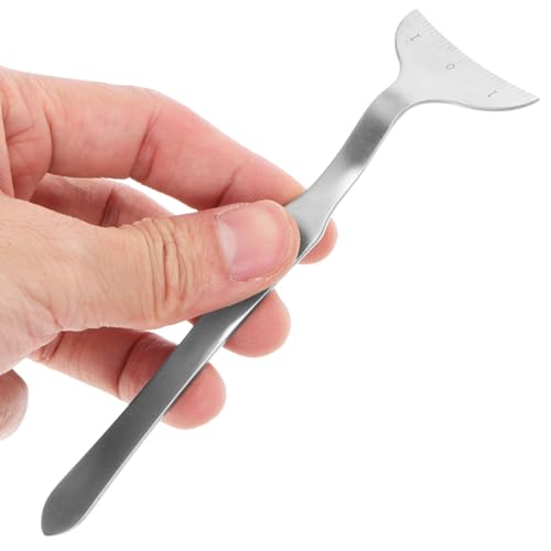 Herramienta Precisa para Medir Ojos con Regla Curva de Acero miniatura 7