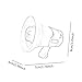 Wsymxuo Mini Megaphone Voice Amplifier Toy with Funny Toy Portable Speaker Loudspeaker Toy for Camping Outdoor, Pink