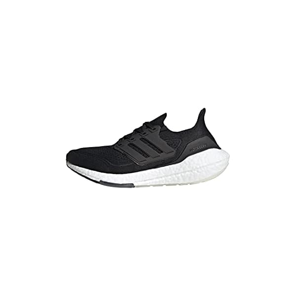 adidas-Womens-Ultraboost-21-Running-Shoe adidas Women's Ultraboost 21 Running Shoe, Black/Black/Grey, 9