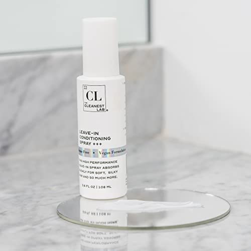 The Cleanest Lab Leave-In Conditioner Mist Spray. Dry & Damaged Hair Treatment. Miracle Hydration Heat Protectant Serum. Flyaways & Frizzy Detangler. Add Volume & Primes Hair For Style. 3.6 Fl. Oz #TOP4