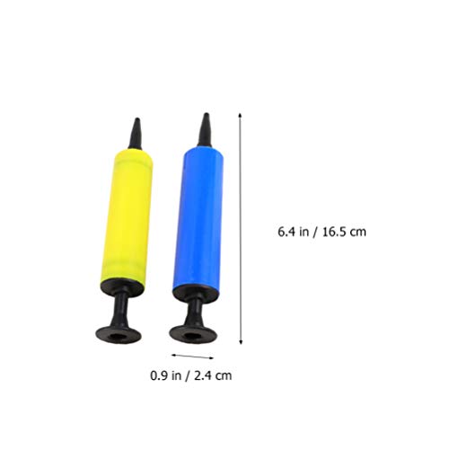 STOBOK Bolas Bomba Bolas Inflador 15 Pcs Mini Balão Portátil Bomba de Ar Balão Soprador Ferramenta d