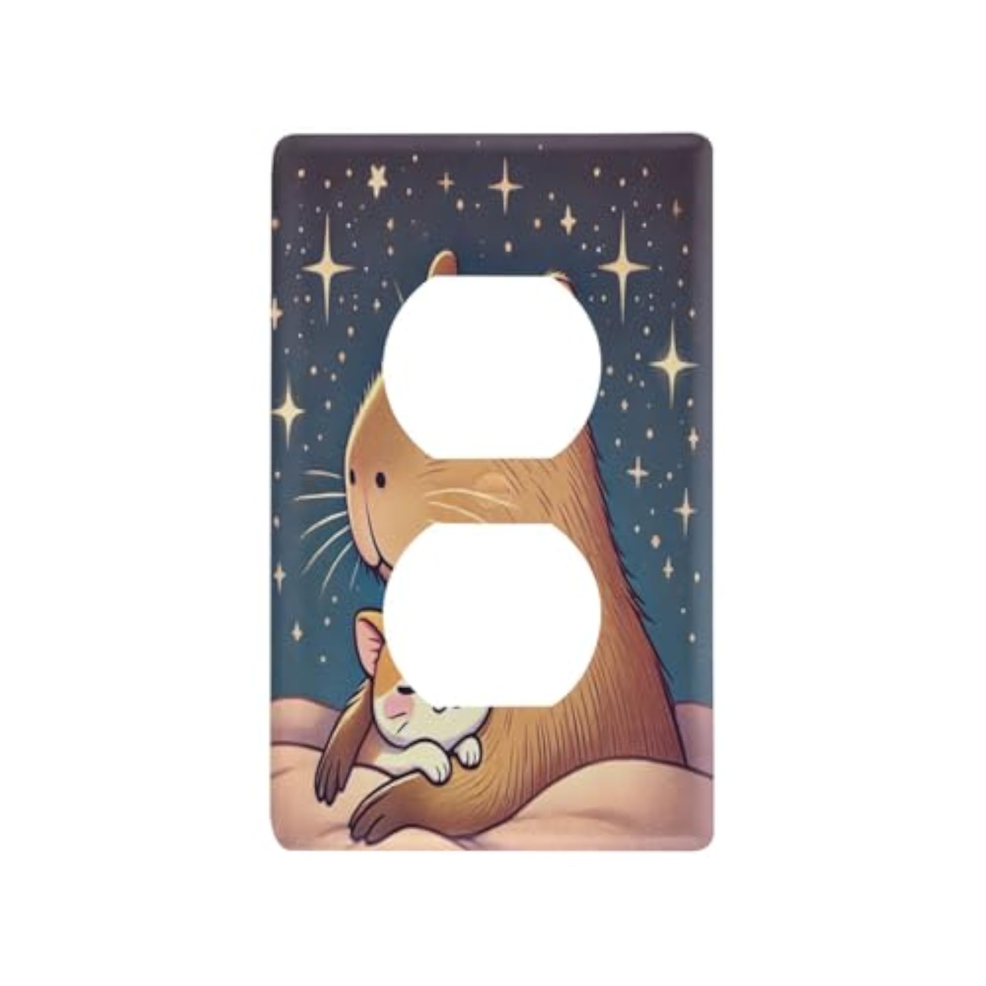 Capybara Night Light Switch Cover Decorative Wall Plate
