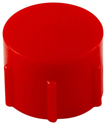 Image of Caplugs SC-161 SC Series - Plastic Sleeve Cap for Tube Ends, 3000 Pack, Red LD-PE, 0.500 inch W x 0.44 inch L Threaded and Non-Threaded Tubing, Rods, Masking, Painting, Plating, Grit-Blasting (Q161Q1)