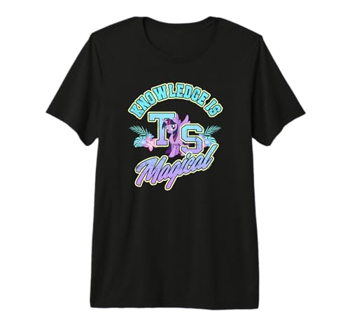 My Little Pony TS Knowledge is Magical t-shirt avec des finitions haut de gamme et coton doux