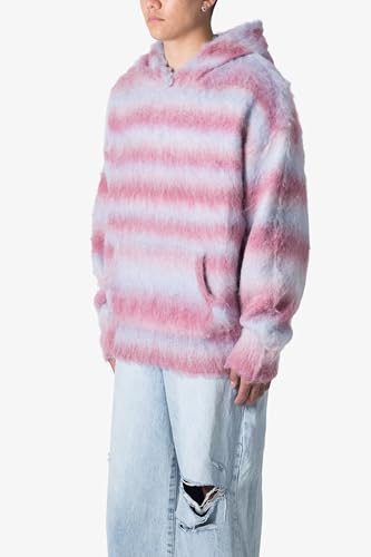 mnml Men's Striped Mohair Hoodie2