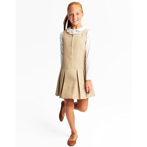 French Toast Girls 4-14 Pleated Jumper with Heart Zipper3