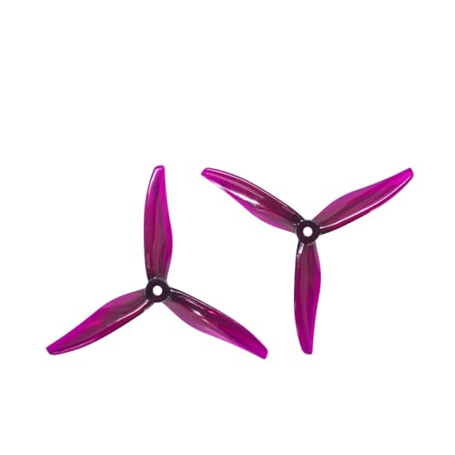 Hélice PC renforcée 51377 Purple haute résistance 5,1 pouces tri-pale
