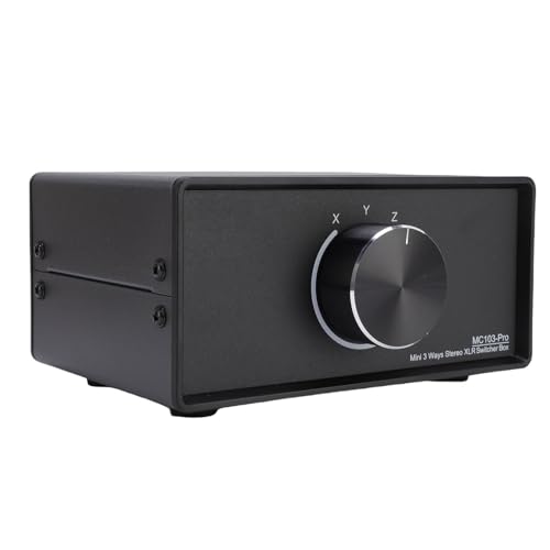 Convertisseur de son équilibré anti-interférence boîtier aluminium XLR