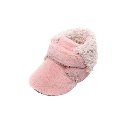 Toddler Slippers House Shoes Baby Winter Booties Plush Cozy Kids House Slipper Warm Lightweight Walking Shoes