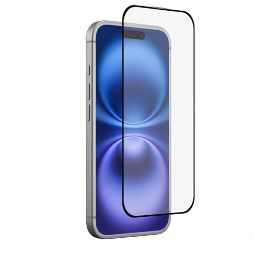 Image of GRIPP Dust-Proof 3D Japanese Tempered Glass Screen Protector for iPhone 16 (6.1 inch), Speaker Dust Guard, 3D Curved Edges, Scratch-Resistant, 9H Hardness, Bubble Free