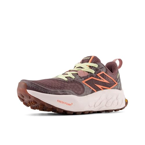 New Balance Tênis de corrida feminino Fresh Foam X Hierro V8 Trail, Alcaçuz/granito vermelho golfo/r