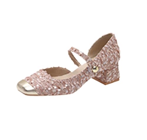 Womens Sequins Glitter Slingback Heels,Closed