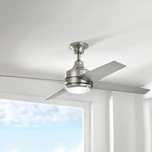 Mercer 52 In. Led Indoor Brushed Nickel Ceiling Fan #TOP7