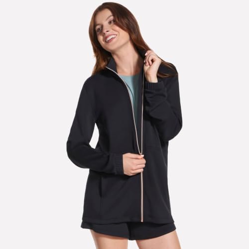 Skechers Women's Skechluxe Soft Tunic Jacket, Bold Black - image 4