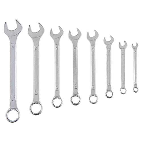 TOP TOOLS Ring-Maulschlüssel 6-19 mm, 8-er Set, Größen: 6, 8, 10, 12, 13, 14, 17, 19 mm