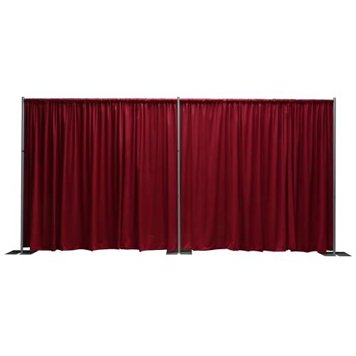 OnlineEEI Pipe & Drapes Portable Stand Kit, 8FT x 20FT