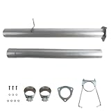 LELEHOKA Diesel Exhaust 4' Dodge Fit for 2013-2018 Ram 2500 3500 Cummins 6.7L V8 I6 Turbo 4' Pipe