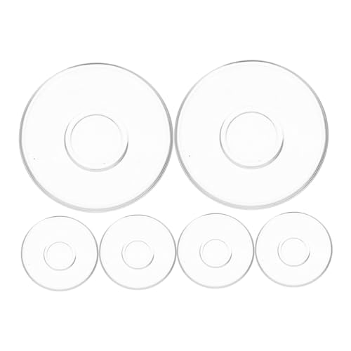 Watiifufu 6er Glas Untertassen Set