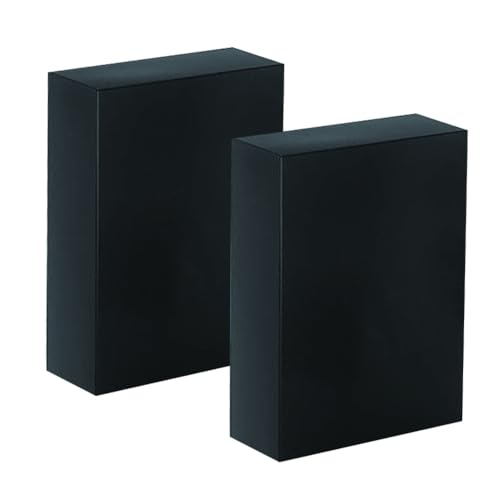 Image of High-Density Polyethylene (HDPE) Plastic Block 2 inch Thick - 3 inch x 6 inch HDPE Plastic Sheet for Machining,Home Improvements,DIY Projects(Black PE Sheet 2 PCS)