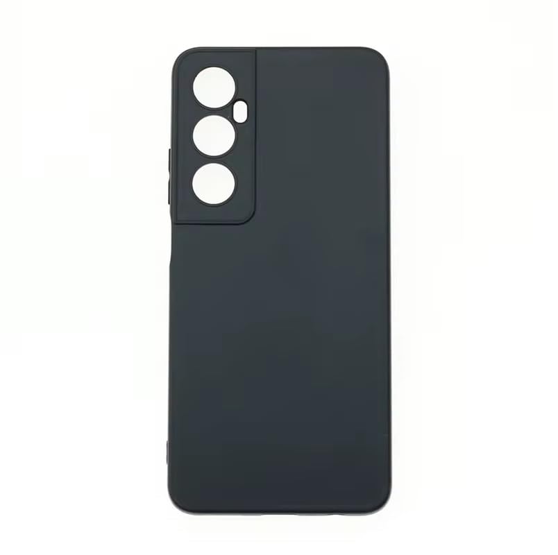 Colorcase 4 Sides Full Protection Silicon Back Cover Case for Realme C65 (4G) – (Black)