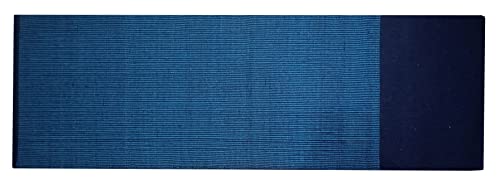 Purpledip Cotton Floor Runner Yoga Mat: Handwoven Heavy Weave Anti-Skid Mats for Yogasana Pranayam