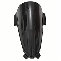 Faxiulan Pare Brise Moto Double Pare-Brise Pour D&ucati Panigale V4 RS V4R V4S 2018 2019, Déflecteurs De Vent V2 955 2020 2021 2022 Gris Saute Vent Wave (Color : V2 Black (20-22