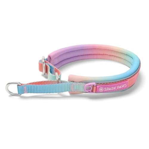 Spark Paws Martingale Dog Collar – Cushioned Slip-On Training Collar