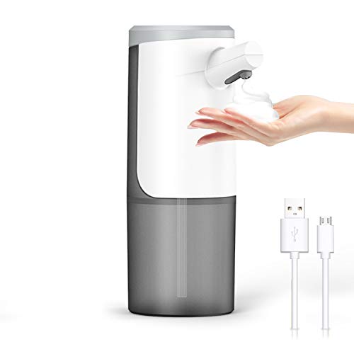 Preisvergleich Produktbild SOCICO Seifenspender Automatisch 450ml,Berührungsloser Seifenspender,Sensor Infrarot,Berührungslos Schaumseifenspender mit 3 Einstellbare Schaummenge für Küche / Bad / Hotel