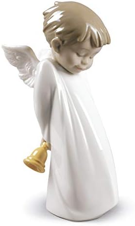 NAO Shy Little Angel. Porcelain Little Angel Figure.