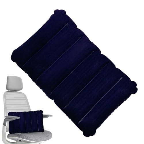 Cojín de asiento inflable para viajes en avión, portátil, para camping, parque, estadio, silla, silla de ruedas, picnic, viajes, mochilero, coche