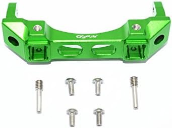 GPM For Traxxas TRX-4 Trail Defender Crawler Upgrade Parts Aluminum Front Bumper Mount - 1Pc Set Green