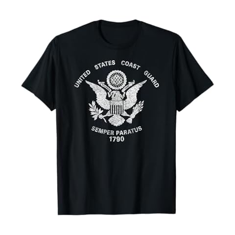 US UNITED STATES COAST GUARD USCG EAGLE FLAG T-Shirt Cover
