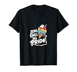 Zero Chill All Pride Rainbow Ice Cream Cone T-Shirt
