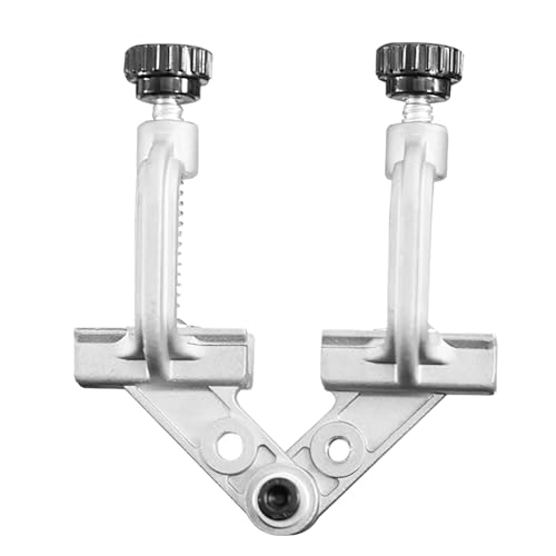 140 × 120 mm Abrazadera de Esquina con Rango de Ángulo de 180°, Puede Sujetar Paneles de 1 mm a 40 mm, Sargentos Angulares para Carpintería, para Tubos de Aluminio, Acero inoxidable, Leña, etc (Plata)