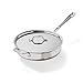 All-Clad 6403 SS Copper Core 5-Ply Bonded Dishwasher Safe Saute Pan with Lid/Cookware,  3-Quart, Silver