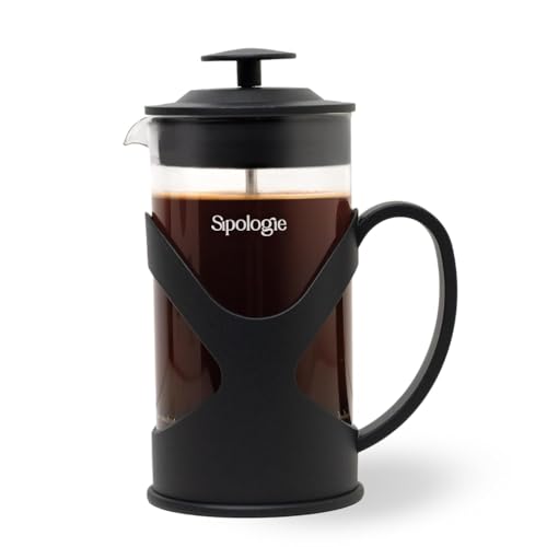 Image of Sipologie Classic French Press Coffee Maker with 4-Level Filtration - Customized, 350 ml