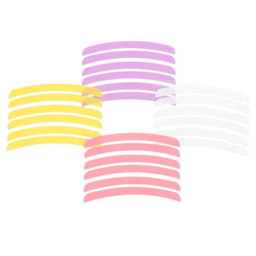 SMASOLO 12 Pares Almohadillas de Silicona para Lifting de Pestañas Varillas para Permanente Cinta Adhesiva Morado Kit Profesional para Uso en Salones y Hogar