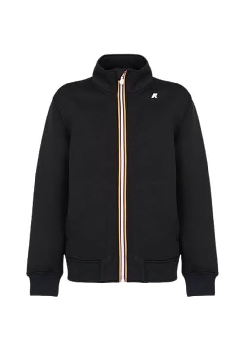 K-Way Felpa Uomo in Neoprene K2125LW Finn Spacer Nero