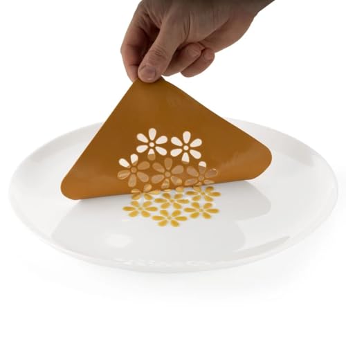 Silikomart Silicone Food-Decorating Stencil 6-5/16 Inch x 6-5/16 Inch Overall, Pack of 2 - Cherry Blossoms - Thumbnail 4
