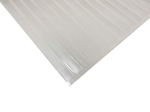 Ottomanson Plastic Mat Floor Protector For Hard Floors, 26" X 10', Clear #TOP2