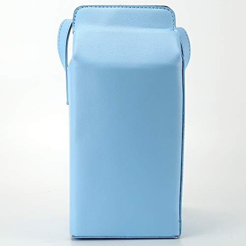 QiMing Cow appearance Milk Box CrossBody Purse Bag,PU Phone Shoulder Wallet for Women Girl4