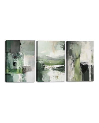 3 Piece Abstract Wall Art(Abstract-3,12x16inchx3 Pieces (30x40cmx3 Pieces))