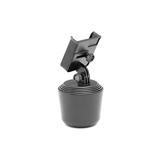 WeatherTech CupFone XL, Universal Cup Holder for Car, Phone Mount Automobile Cradle with Black Plastic Knobs
