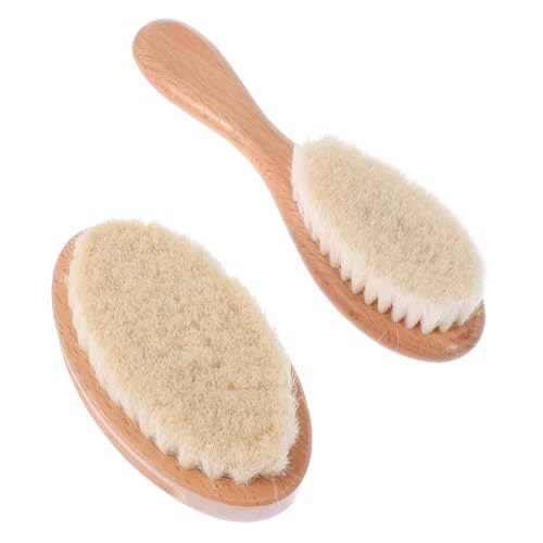ERINGOGO 2 piezas Cepillo de Limpieza para Cabello Cortado Mango Ergonómico Cerdas Suaves Ligero y Duradero para y Uso Personal