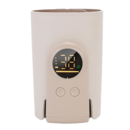 RASTKY Calentador de Leche Portátil Calentador de Biberones Recargable con Menos Temperatura Constante para Salidas, 2,6 X 5 X 3,5 Pulgadas, Compatibilidad Universal