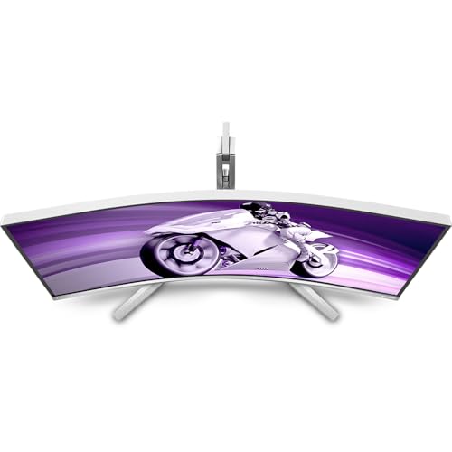 PHILIPS Evnia Gaming Monitor Curvo 34M2C7600MV/00, local dimming, 34" 3440 x 1440, 21:9, 165 Hz, HDR 1400, AMD FreeSync, USB-C 90W, 2 HDMI, display port, hub USB, Speakers, PiP/PbP, vesa, nero - Monitor - Immagine 7