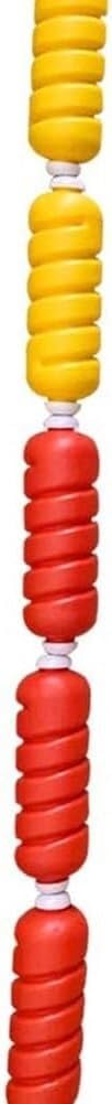 LXXW Swimming Pool Lane Rope Safety Divider Rope, Pool Shallow Area Divider, Swimming Lane Float for Shallow/Deep End Competition/Beach with Floats(Diameter 6cm,1m/3.28ft)