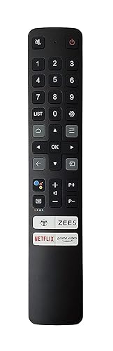 Image of Remote Compatible for TCL TV with ZEE5, Netflix, Prime Video (Non Voice, Match Old Remote Before Order)